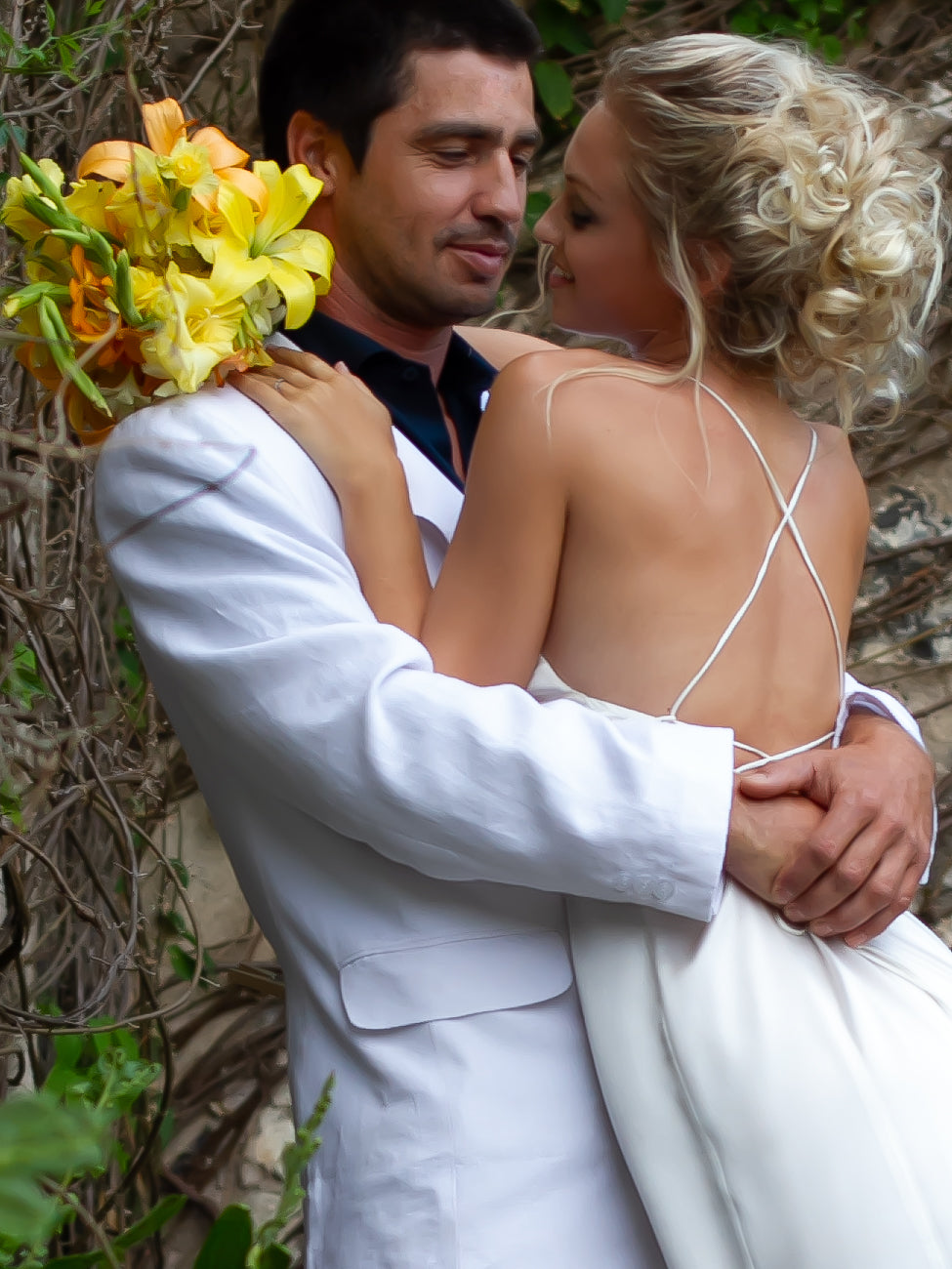 Custom Silk Shelly Dress Bridal Gown Lace Up Sleeveless Back