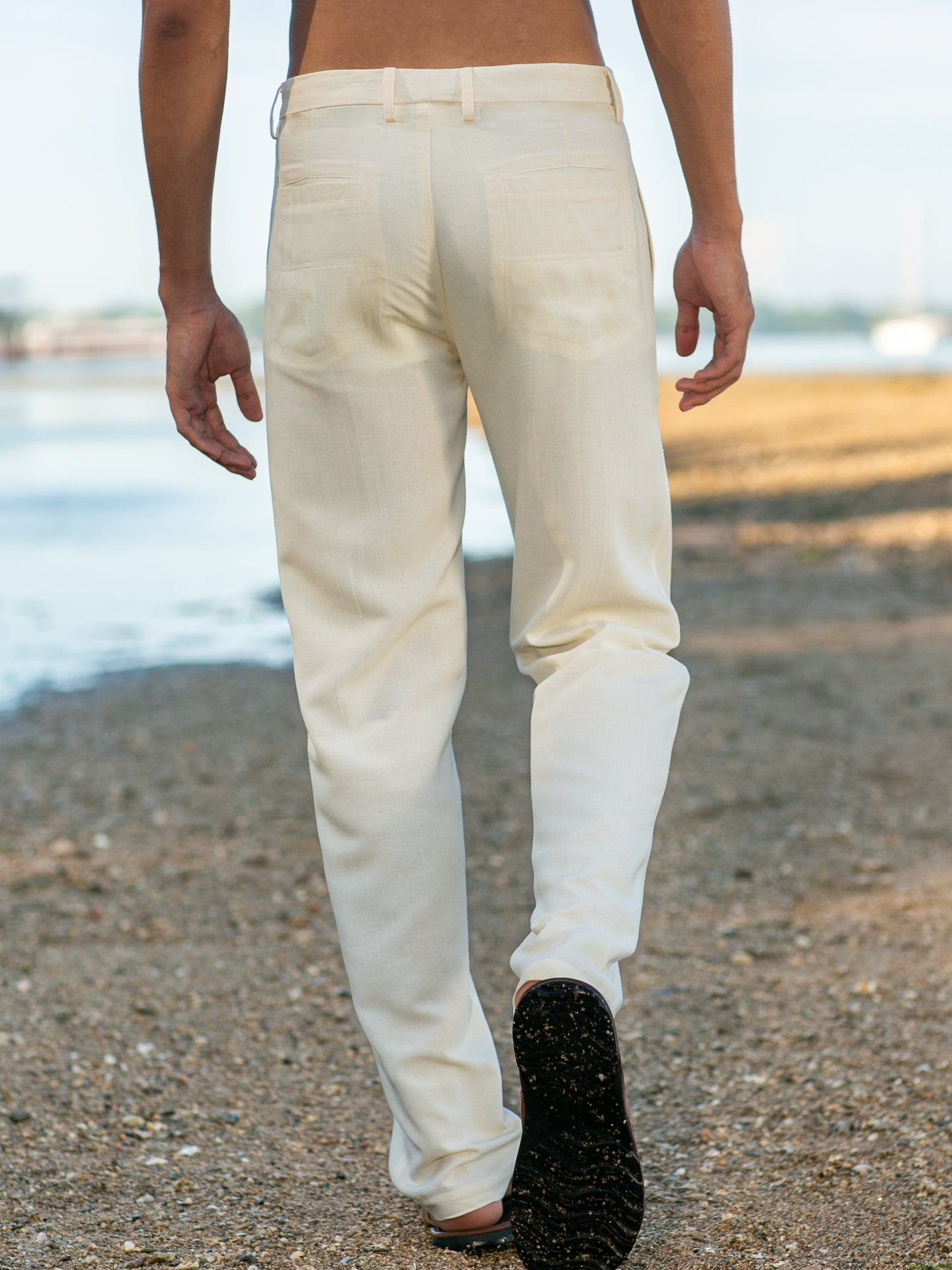 Custom Silk-blend Monaco Pants