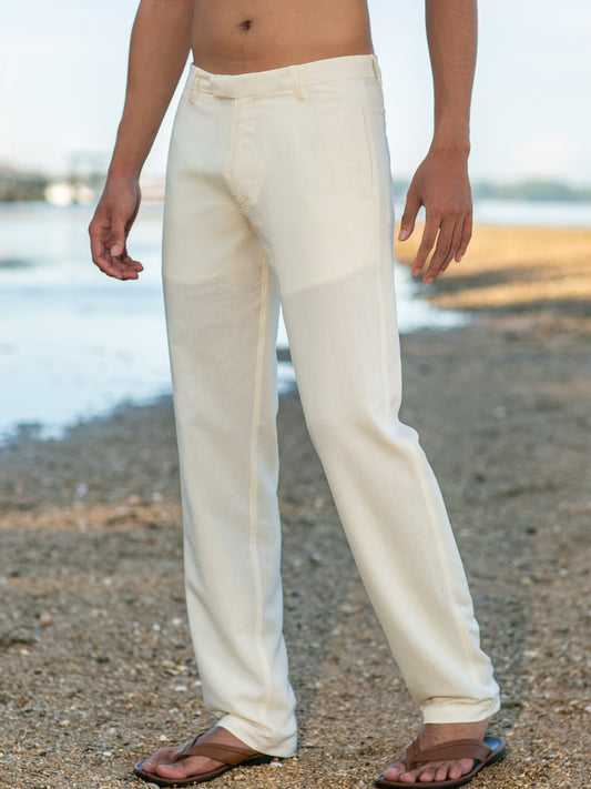 Custom Silk-blend Monaco Pants