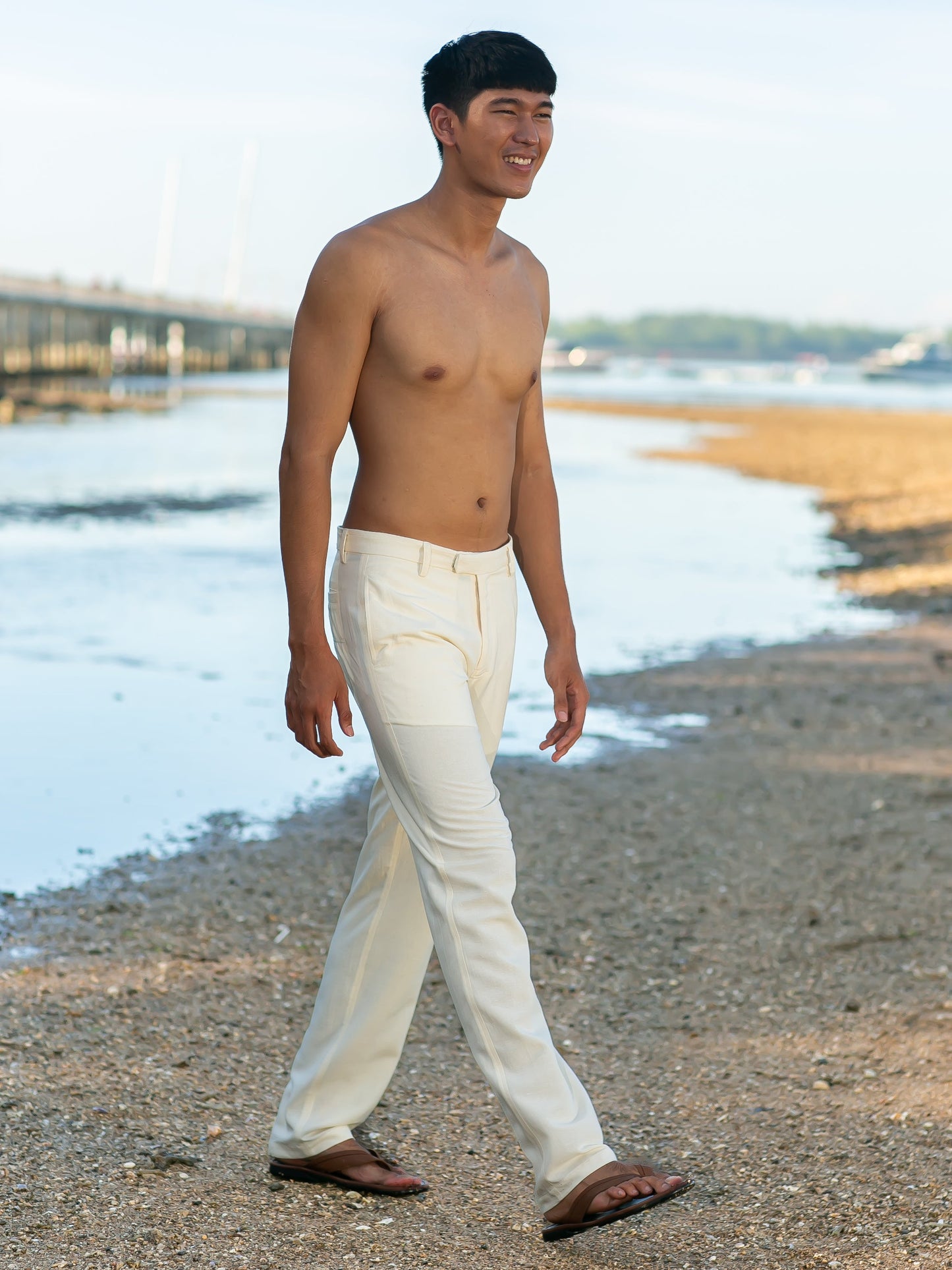 Custom Silk-blend Monaco Pants